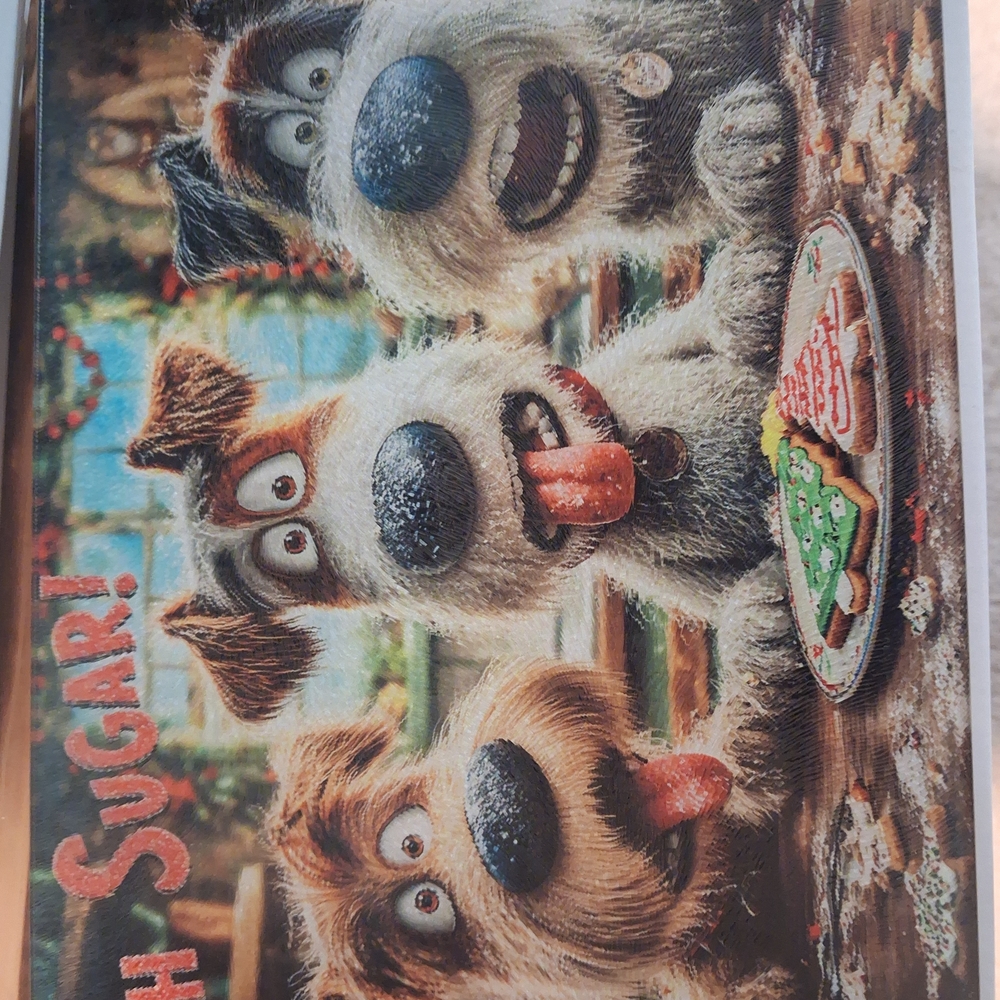 Dog Cartoon Christmas Puzzle
